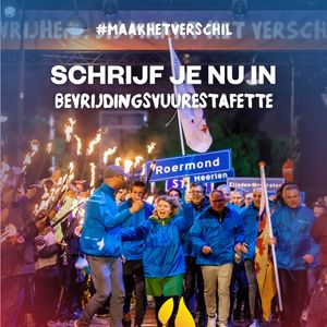Heb jij je al aangemeld voor de Nationale Bevrijdingsvuurestafette?🔥
In de nacht van 4 op 5 mei wordt in Wageningen, de Stad der Bevrijding, traditioneel het Nationaal Bevrijdingsvuur ontstoken tijdens ‘Vuur van de Vrijheid’. Daarna start de Nationale Bevrijdingsvuurestafette. Duizenden estafettelopers uit honderden loopgroepen brengen het Nationale Bevrijdingsvuur dan naar hun thuisgemeente. Wil jij meedoen?
Meld je aan!
#MaakHetVerschil