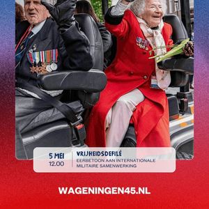 Een eerbetoon aan WOII-veteranen en internationale militaire samenwerking. 🧡 Op 5 mei trekt het Vrijheidsdefilé door Wageningen, Stad der Bevrijding. Met (internationale) WOII-veteranen voorop, gevolgd door verschillende detachementen van onze militaire bondgenoten. Samen laten zij zien dat vrijheid niet vanzelfsprekend is én dat we die tot op de dag van vandaag samen beschermen. Langs de route staan bezoekers stil, applaudisseren en delen bloemen uit aan de veteranen 🌷 Een moment van wederzijds respect en verbinding. Sta jij langs de kant om hen te eren? #MaakHetVerschil
🕦 Start 11:30 uur – Belmonte Arboretum
📍 Route: via de Generaal Foulkesweg naar het 5 Mei Plein, vervolgens via de Bergstraat en Stationsstraat, over de Ritzema Bosweg en Diedenweg terug richting het Belmonte Arboretum