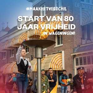 WOII-veteraan Mr. Clarke, scholier Lynn van @pantarijnmhv en burgemeester @floorvermeulenwageningen verversten samen het Nationaal Bevrijdingsvuur: de start van 80 jaar vrijheid in Wageningen, Stad der Bevrijding 🔥🕊️ Afgelopen nacht, brachten lopers van atletiekvereniging @pallas67 en de @invictusgames25 het vuur van Eindhoven naar Wageningen waar het gisteren aankwam uit Bayeux. Dit is het vuur dat in de nacht van 4 op 5 mei traditiegetrouw wordt ontstoken als het ‘Vuur van de Vrijheid’ waarmee Bevrijdingsdag in heel Nederland begint #MaakHetVerschil