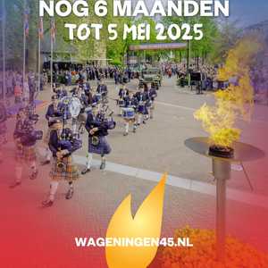 Nog 6 maanden tot 5 mei 2025 🔥 Dan koesteren we samen 80 jaar Vrijheid in de Stad der Bevrijding, Wageningen. Na de Nationale Herdenking Capitulaties 1945 koesteren we samen de vrijheid tijdens het Vrijheidsdefilé, het Bevrijdingsfestival Gelderland met tientallen activiteiten in de stad. Komend jaar is de provincie Gelderland met Wageningen bovendien de gastprovincie van de Nationale Viering, met activiteiten zoals de 5 mei-lezing, van het Nationaal Comité 4 en 5 mei. Staat 5 mei 2025 al in jouw agenda? Samen koesteren we de Vrijheid, doe mee en #MaakHetVerschil 🕊️